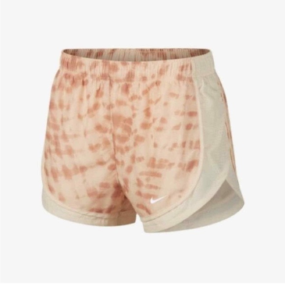 Nike Pants - Nike Tempo Dri Fit Printed Spotted Running Orange Athletic Shorts XL